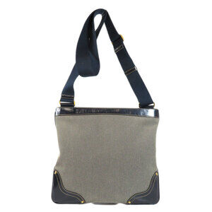 Prada canvas Logo brown Crossbody leather Jacquard beige Bag